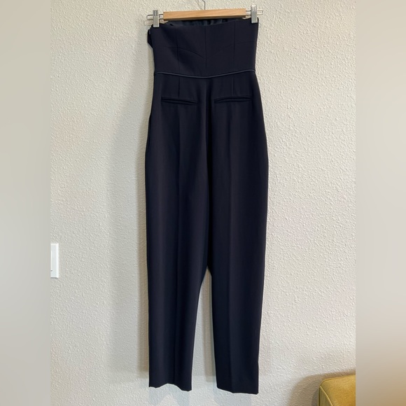 Reiss Anouk Strapless Jumpsuit blue size 0 - Picture 4 of 7